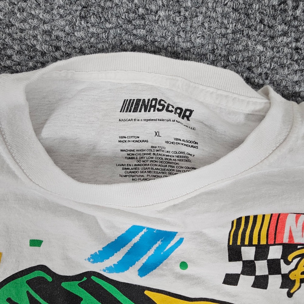 NASCAR Racing World 600 T-Shirt Colorful Graphic XL AOP - Picture 3 of 6